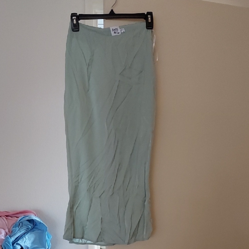 Princess Polly Sage Pencil Skirt